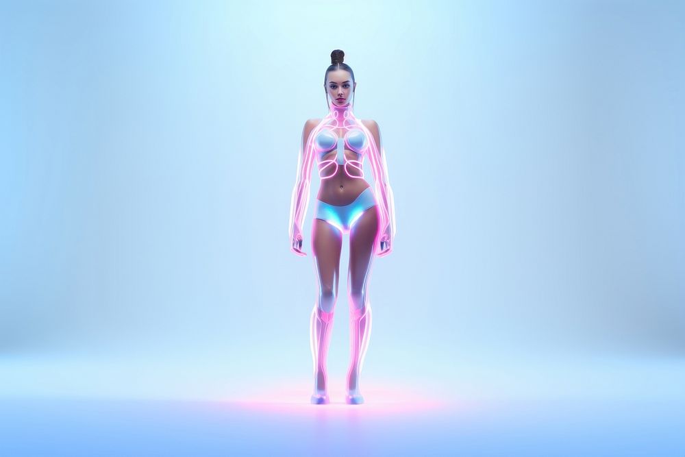 Swimwear adult women exercising. AI generated Image by rawpixel.
