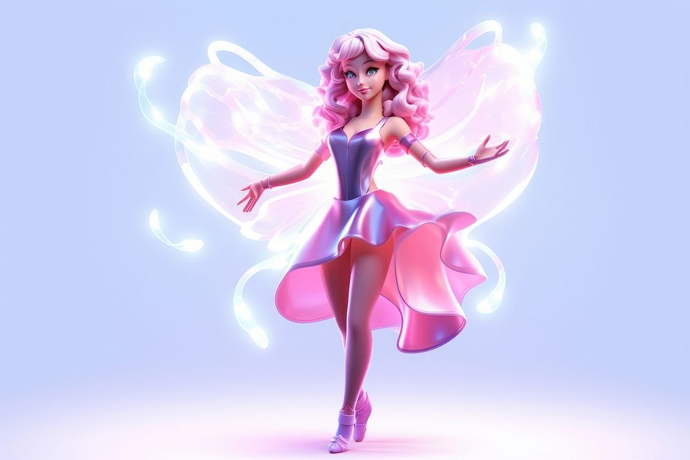 Cartoon fairy adult doll. AI generated Image by rawpixel.