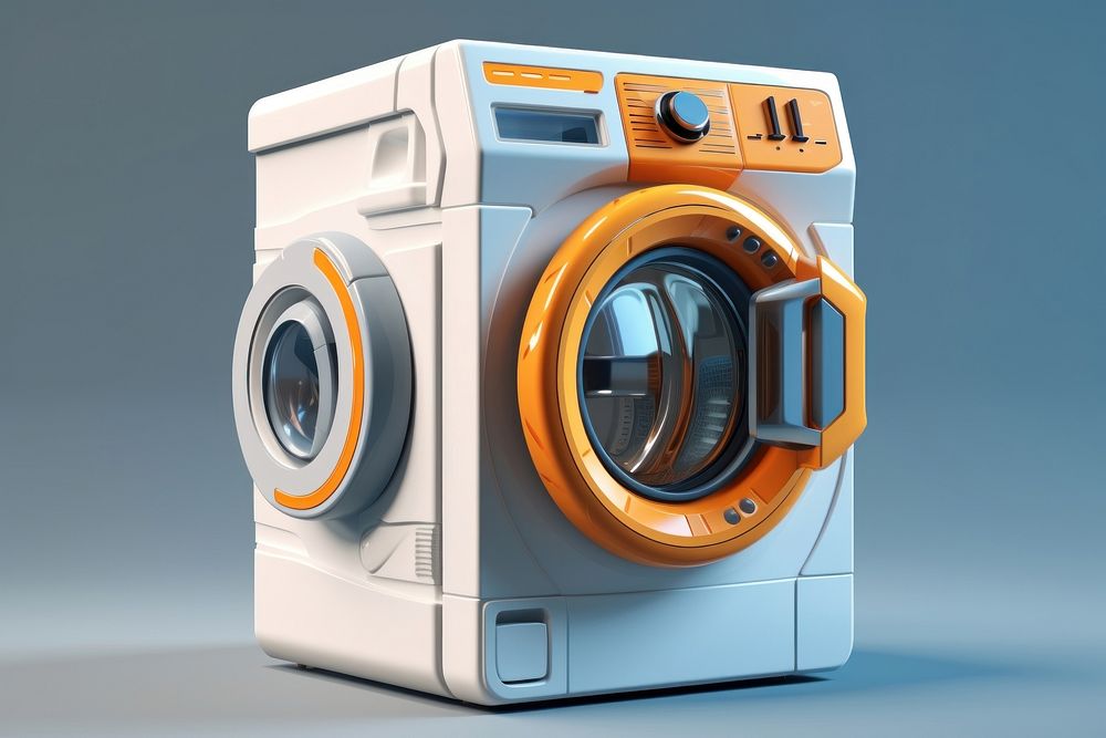 Appliance machine washing dryer. AI generated Image by rawpixel.