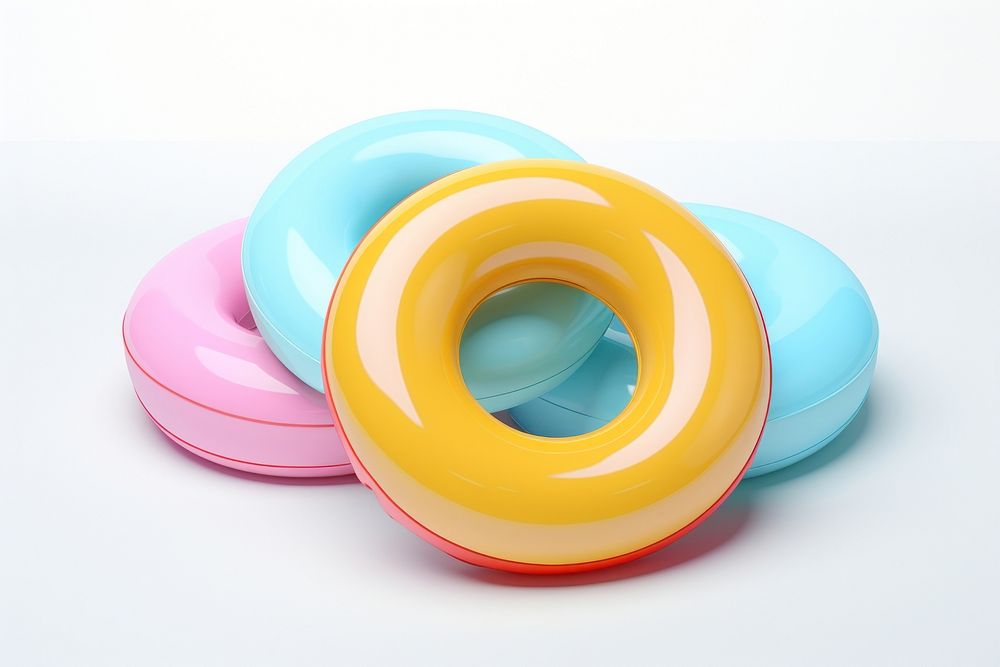 White background confectionery circle tubing. AI generated Image by rawpixel.