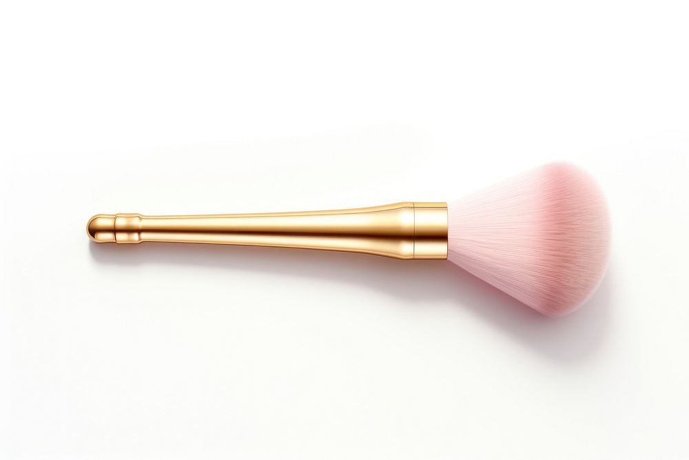 Brush cosmetics white background hygiene. AI generated Image by rawpixel.