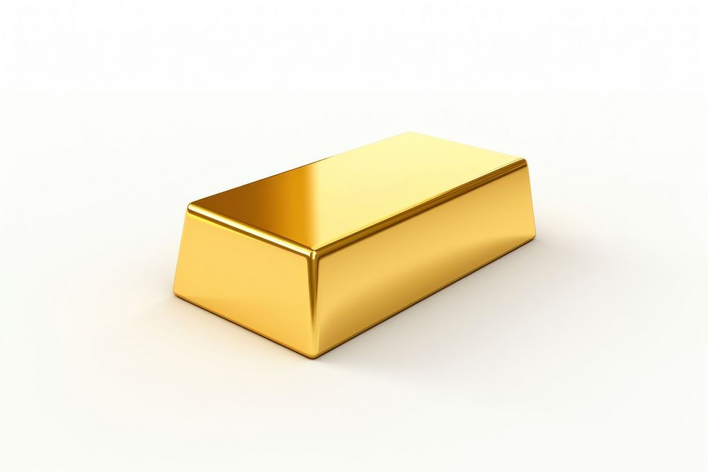 Gold box white background currency. AI generated Image by rawpixel.