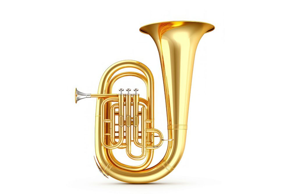 Tuba euphonium music horn. AI generated Image by rawpixel.