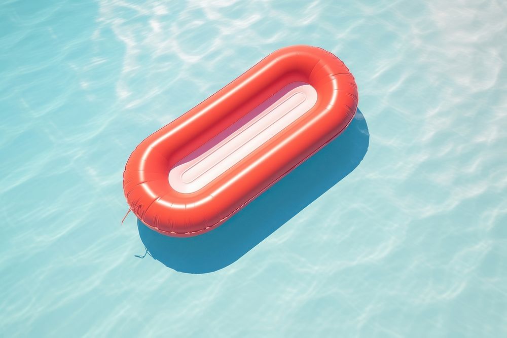 Inflatable summer pool floating. 