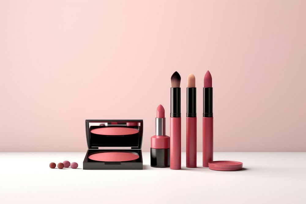 Cosmetics lipstick variation glamour. AI generated Image by rawpixel.