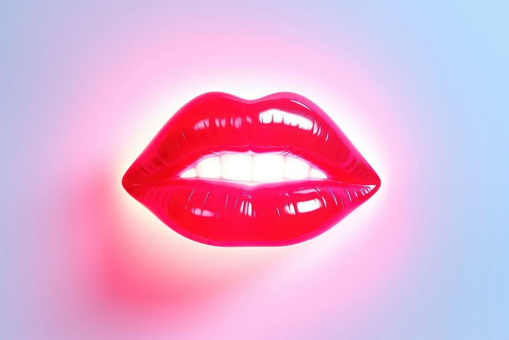 Lipstick red red lipstick illuminated. AI generated Image by rawpixel.