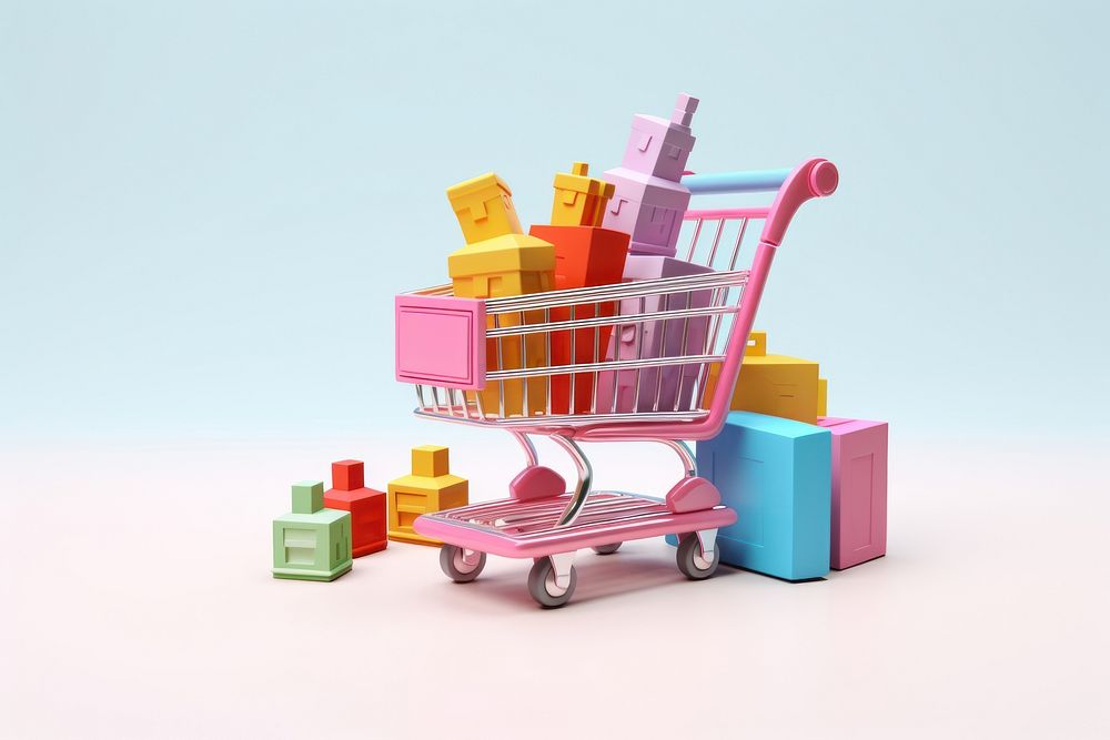 Shopping consumerism supermarket variation. AI generated Image by rawpixel.