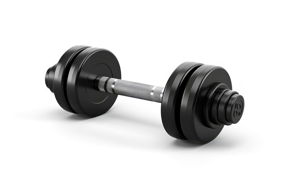 Sports gym white background weightlifting. AI generated Image by rawpixel.