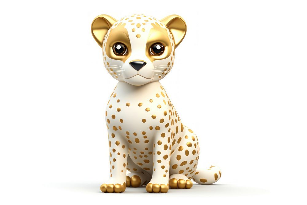 Cheetah cartoon mammal animal. AI generated Image by rawpixel.
