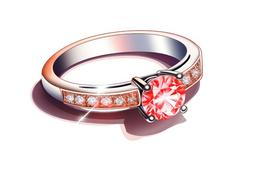 Ring gemstone diamond jewelry. AI generated Image by rawpixel.