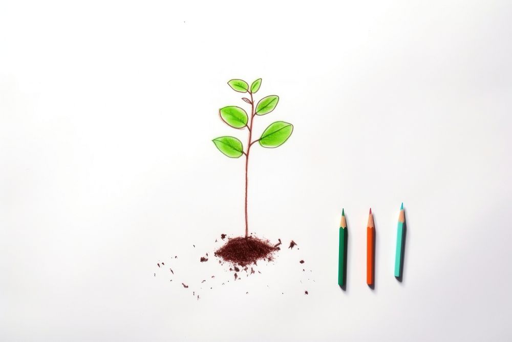 Seedling plant leaf creativity. AI generated Image by rawpixel.