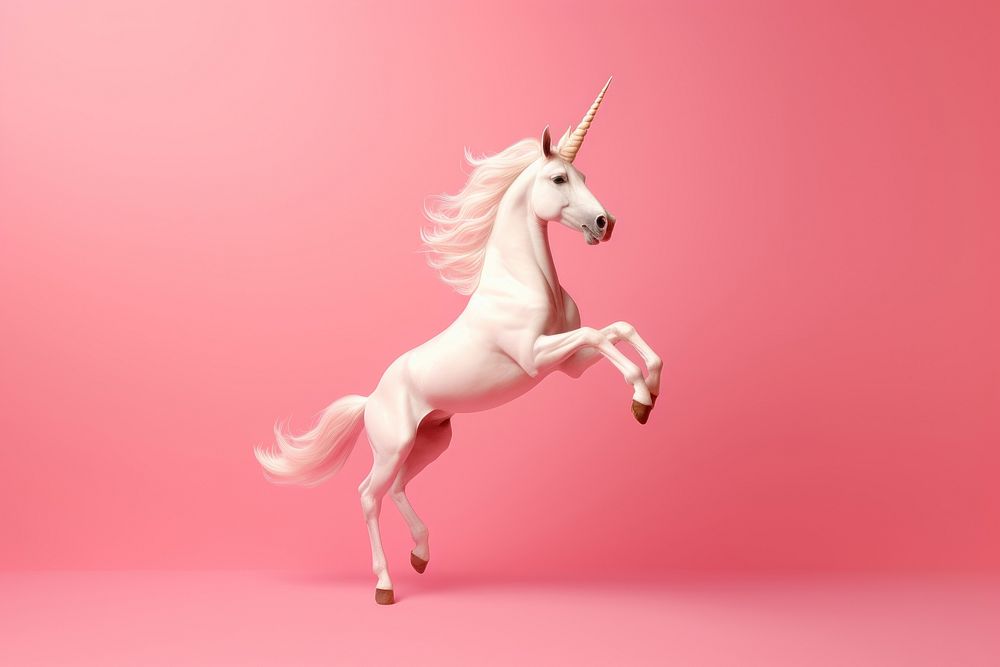 Animal mammal horse pink. AI generated Image by rawpixel.