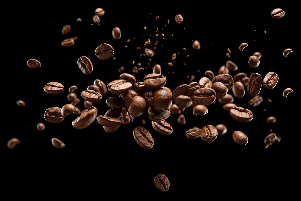 Coffee coffee beans refreshment chocolate. AI generated Image by rawpixel.