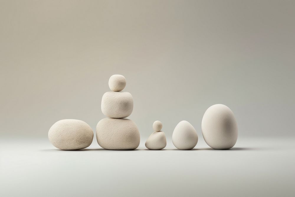 Pebble egg simplicity medicine. AI generated Image by rawpixel.
