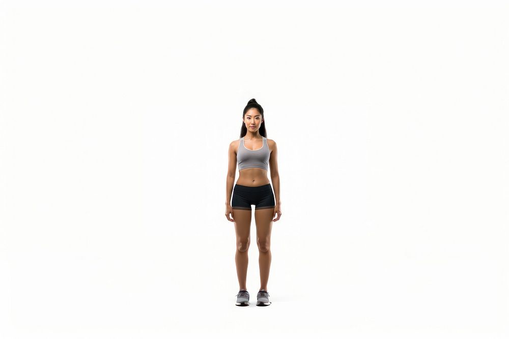 Standing adult human woman. AI generated Image by rawpixel.