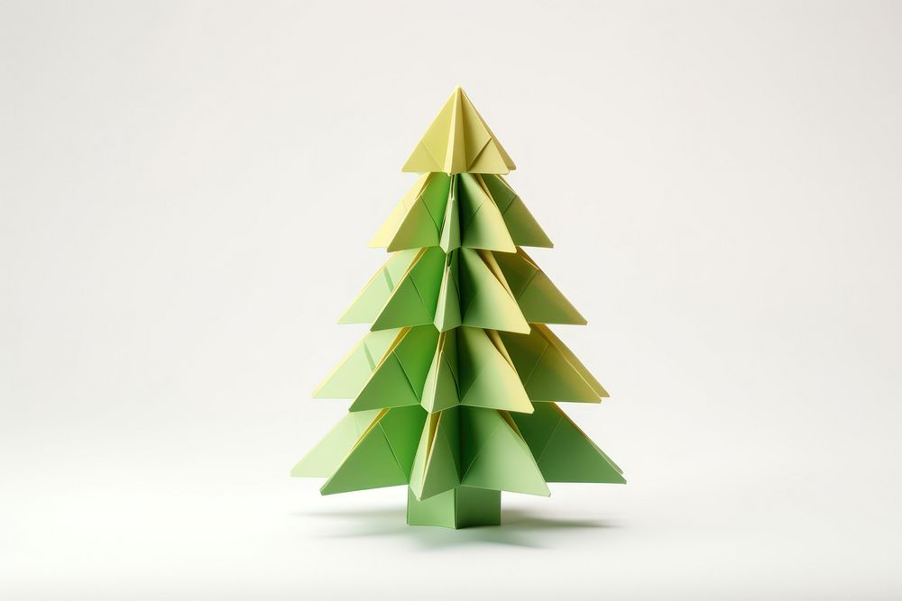 Origami paper tree celebration. AI generated Image by rawpixel.