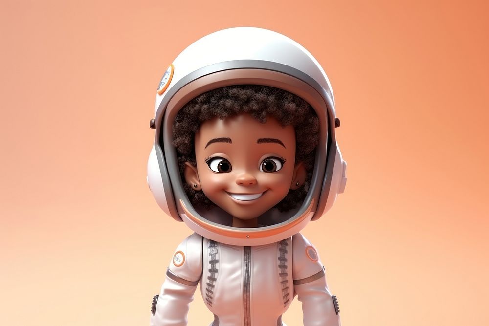 Astronaut smiling cute toy. AI generated Image by rawpixel.