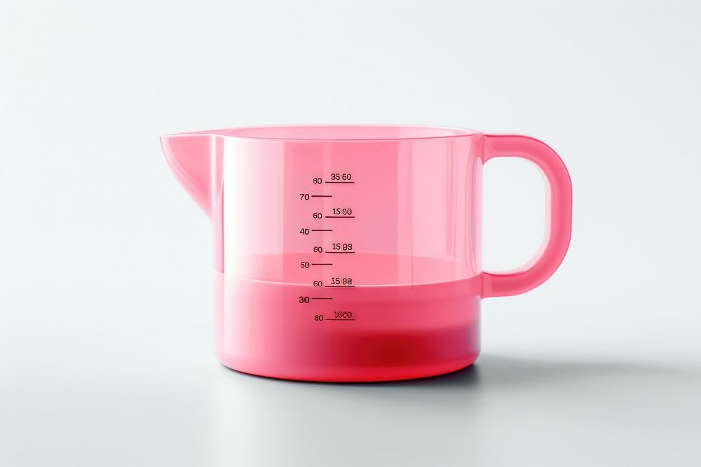 Cup white background measuring cup thermometer. AI generated Image by rawpixel.