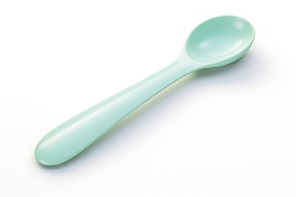 Spoon white background silverware toothbrush. AI generated Image by rawpixel.