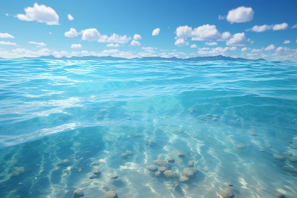 Ocean backgrounds underwater outdoors. AI generated Image by rawpixel.