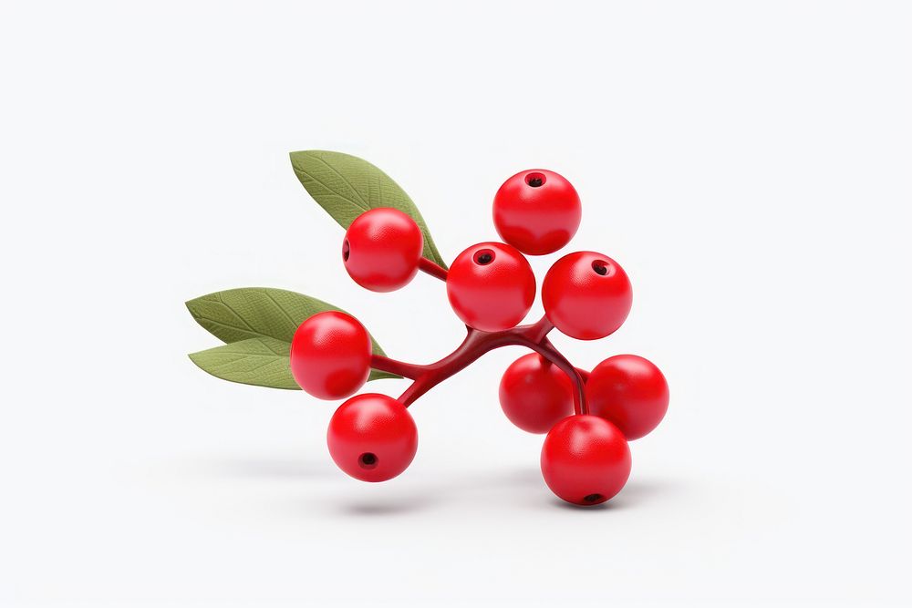 Winterberry plant fruit leaf. AI generated Image by rawpixel.