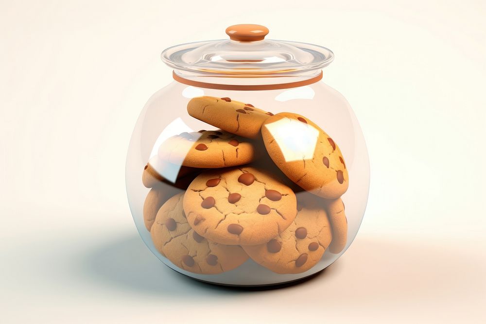Jar cookie food confectionery. AI generated Image by rawpixel.