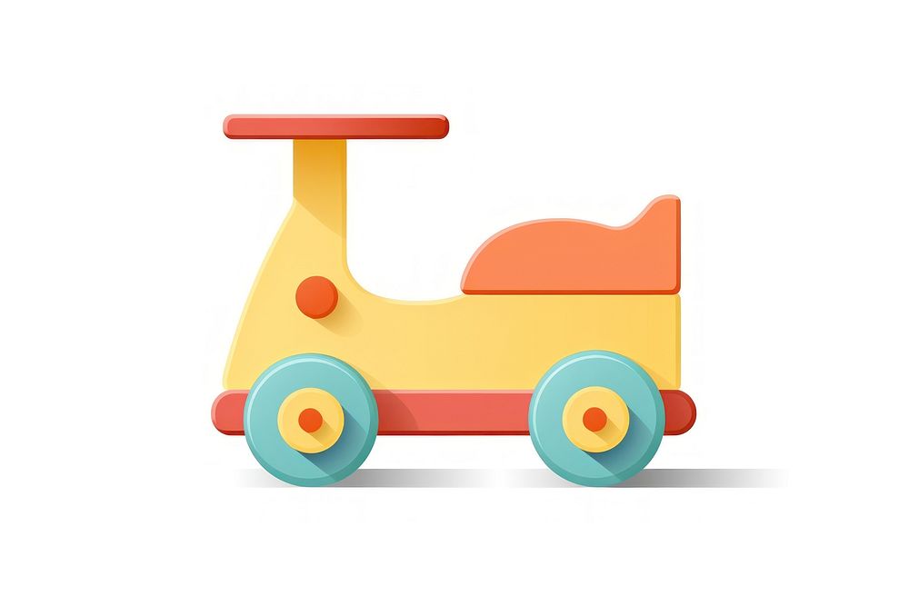 Toy vehicle white background transportation. AI generated Image by rawpixel.