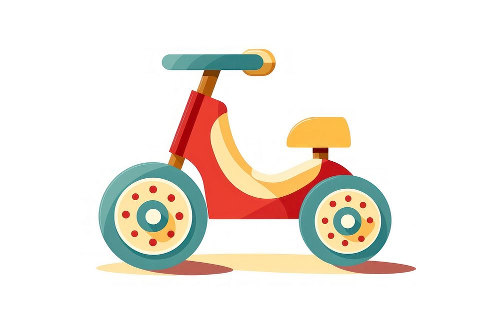 Tricycle vehicle toy transportation. AI generated Image by rawpixel.