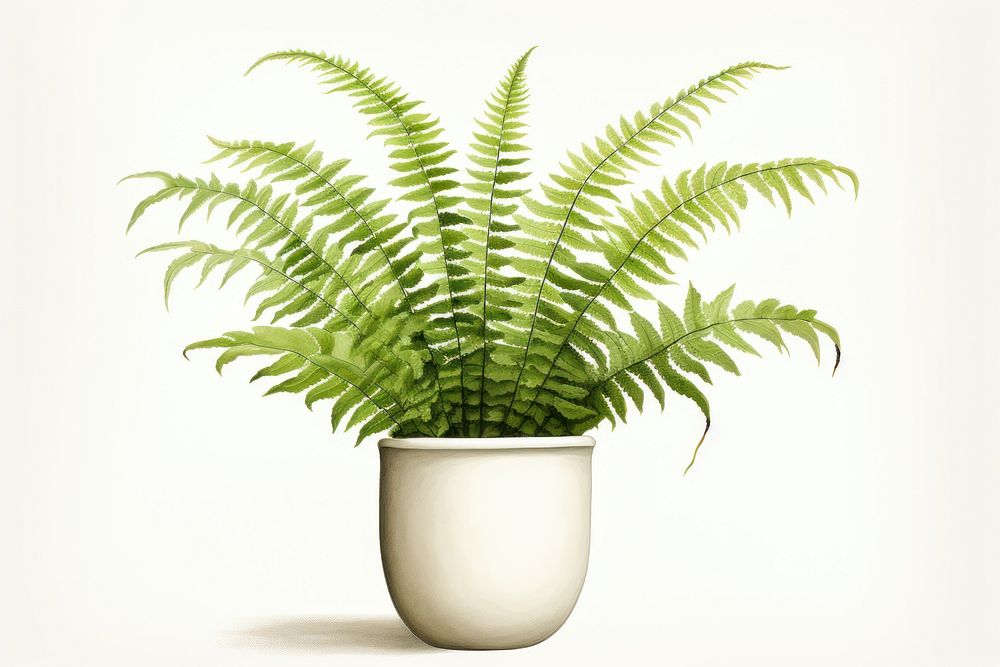 Plant fern houseplant freshness. AI generated Image by rawpixel.
