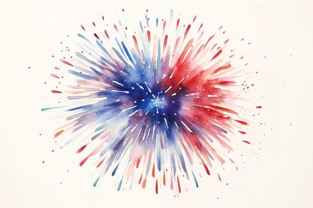 Fireworks art creativity splattered. AI generated Image by rawpixel.