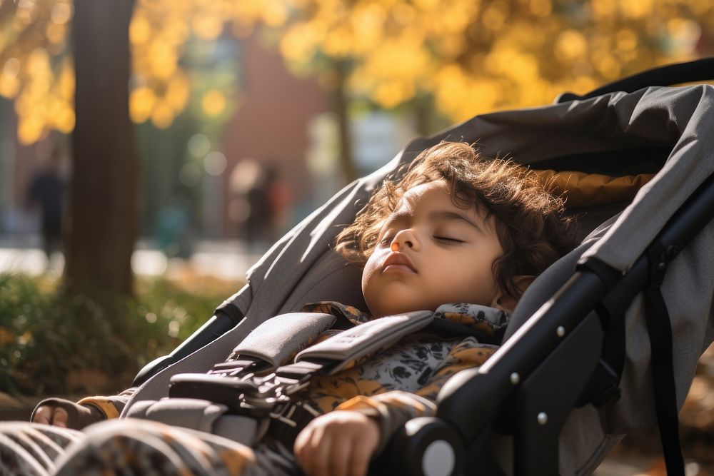 Sleeping toddler homelessness architecture. 