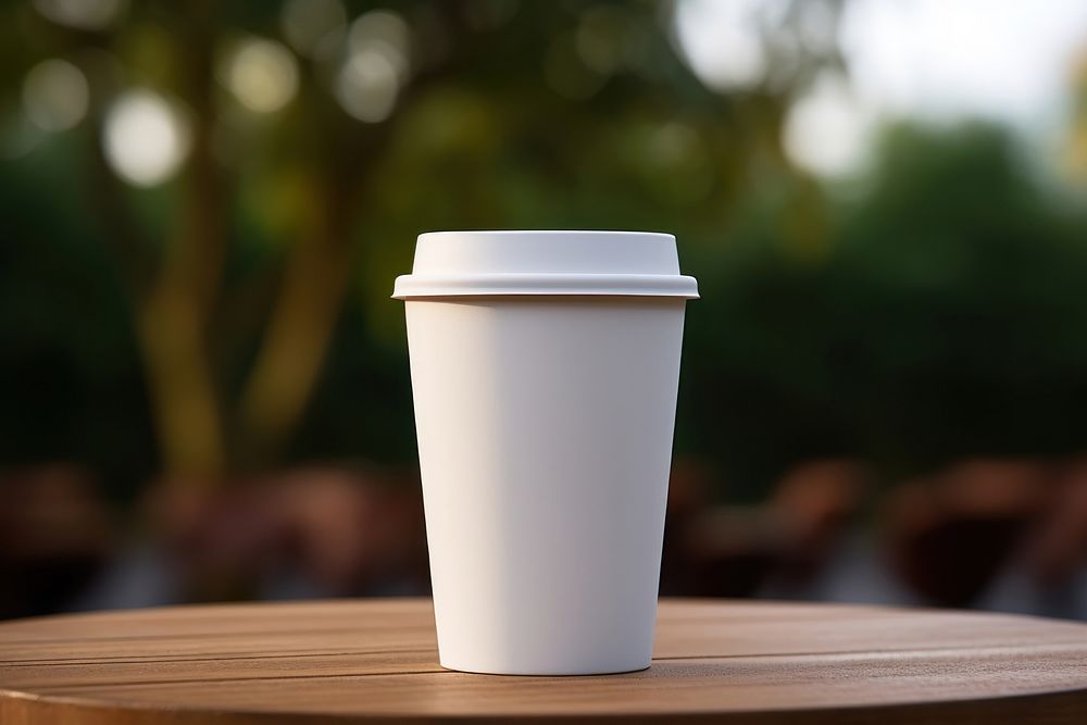 Coffee cup outdoors drink. AI generated Image by rawpixel.