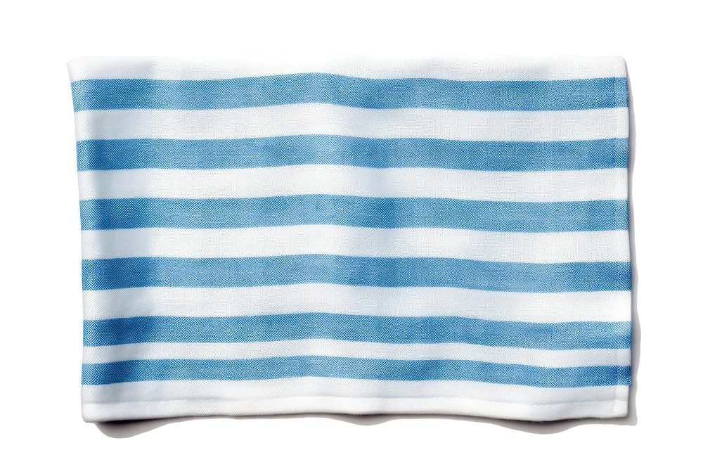 Striped white towel white background. AI generated Image by rawpixel.