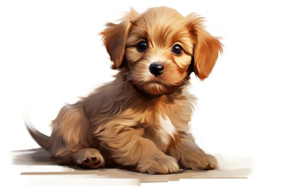 Puppy dog portrait mammal. AI generated Image by rawpixel.