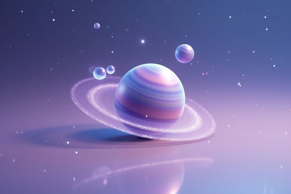 Planet moon astronomy universe. AI generated Image by rawpixel.