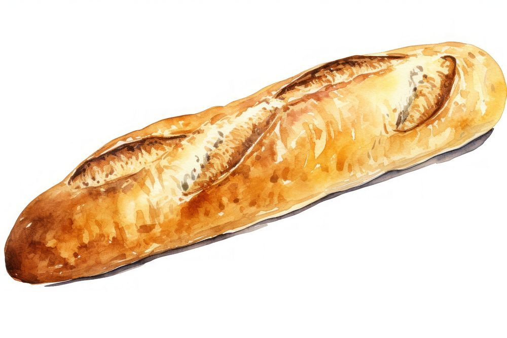 Bread baguette food sourdough. AI generated Image by rawpixel.