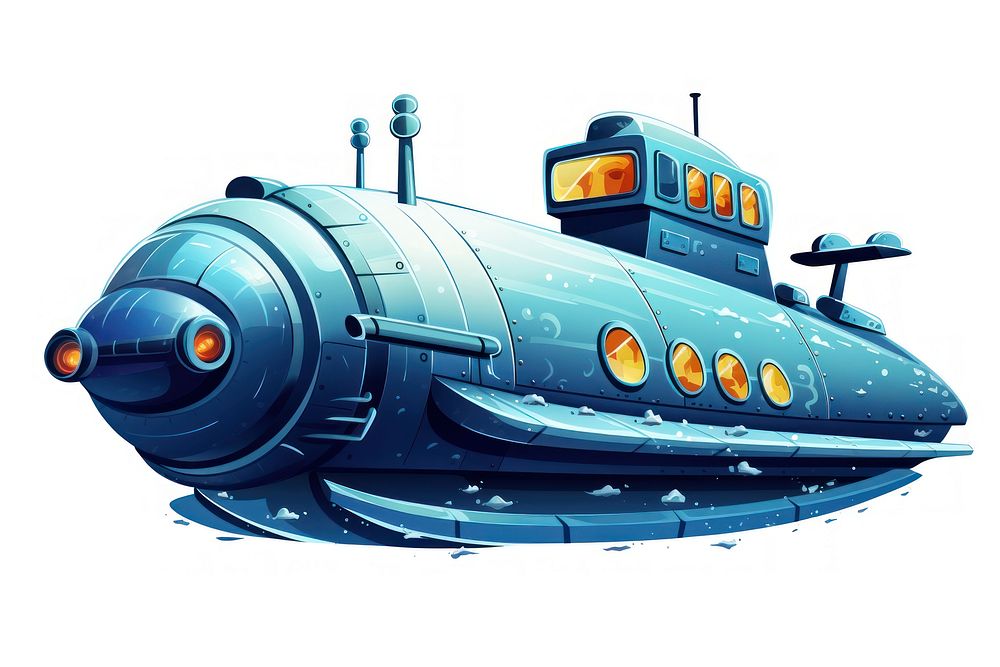 Submarine vehicle transportation spacecraft. AI generated Image by rawpixel.