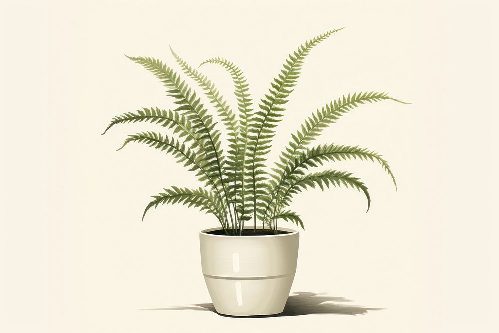 Plant fern leaf houseplant. AI generated Image by rawpixel.