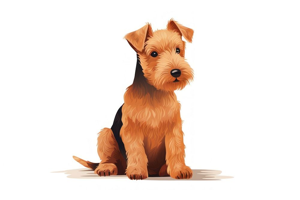 A welsh terrier mammal animal dog. AI generated Image by rawpixel.