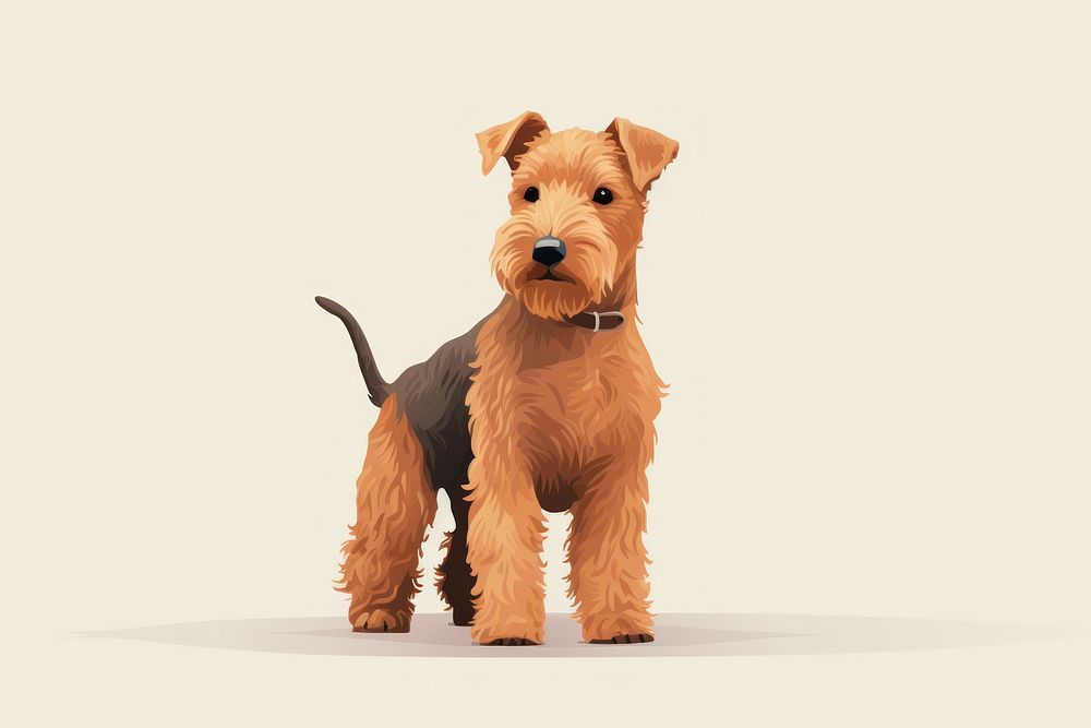 A welsh terrier animal mammal pet. AI generated Image by rawpixel.