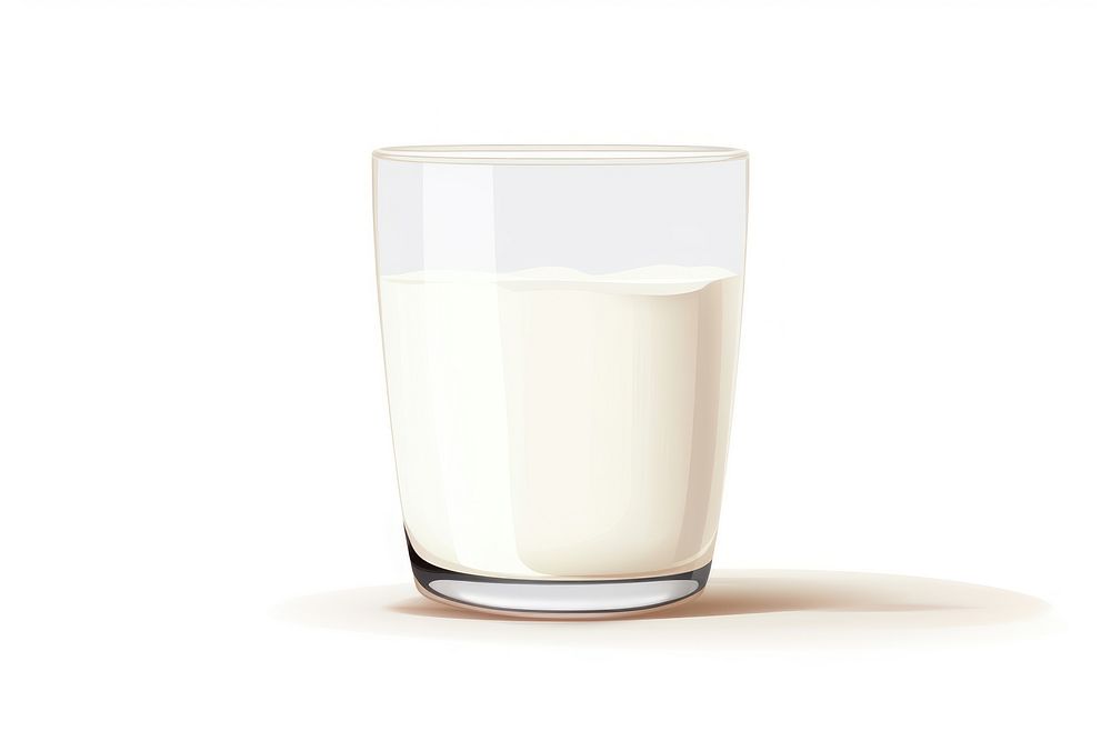 Milk drink dairy glass. AI generated Image by rawpixel.