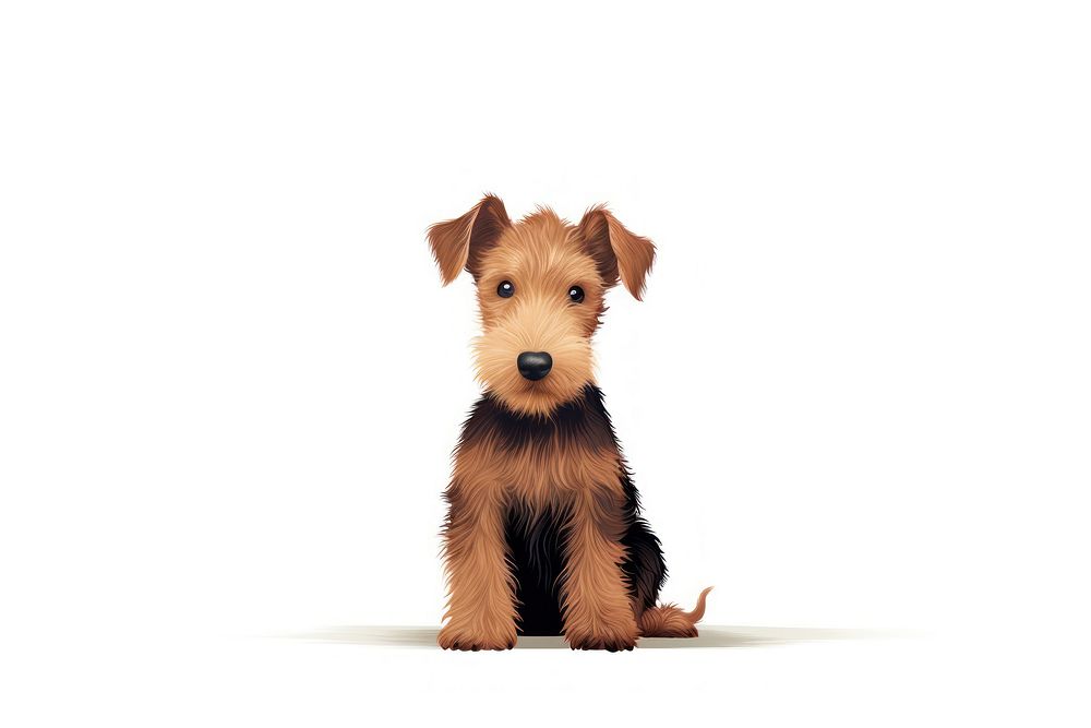 A welsh terrier mammal animal dog. AI generated Image by rawpixel.