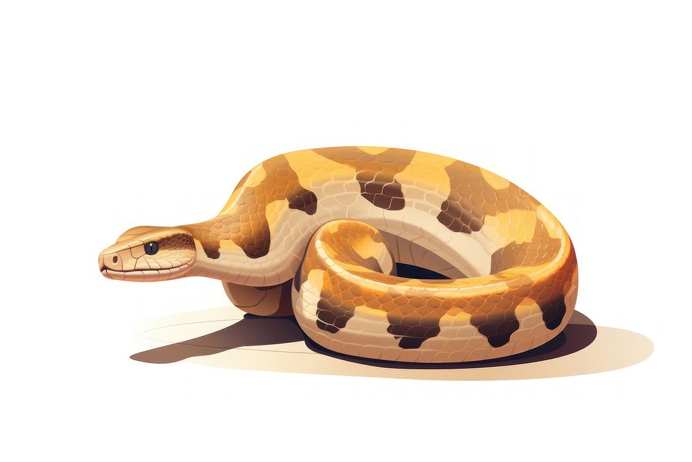 Ball python reptile animal snake. AI generated Image by rawpixel.