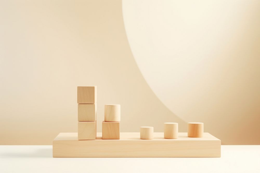 Wood simplicity block game. AI generated Image by rawpixel.