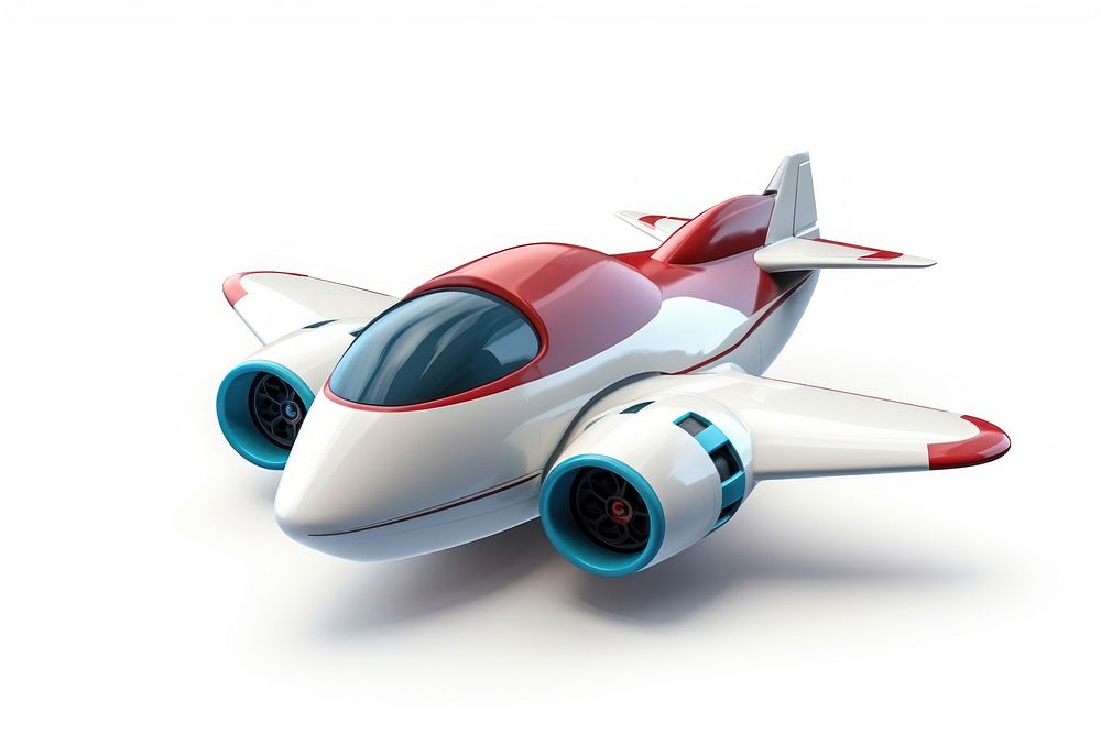 Aircraft airplane vehicle white background. AI generated Image by rawpixel.