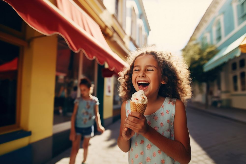 Dessert holding cream food. AI generated Image by rawpixel.