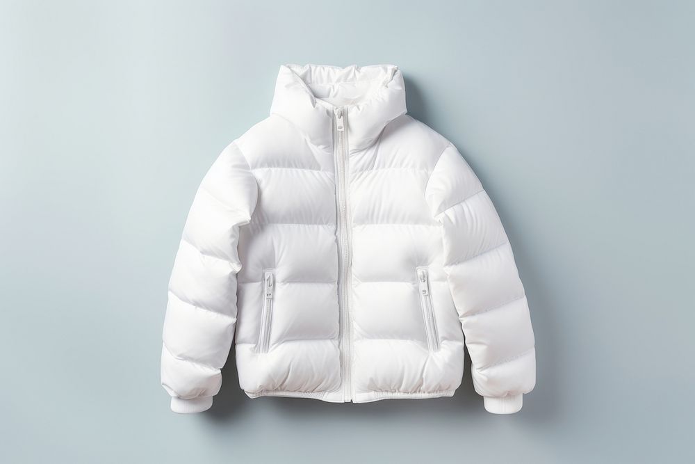 Jacket winter white coat. AI generated Image by rawpixel.