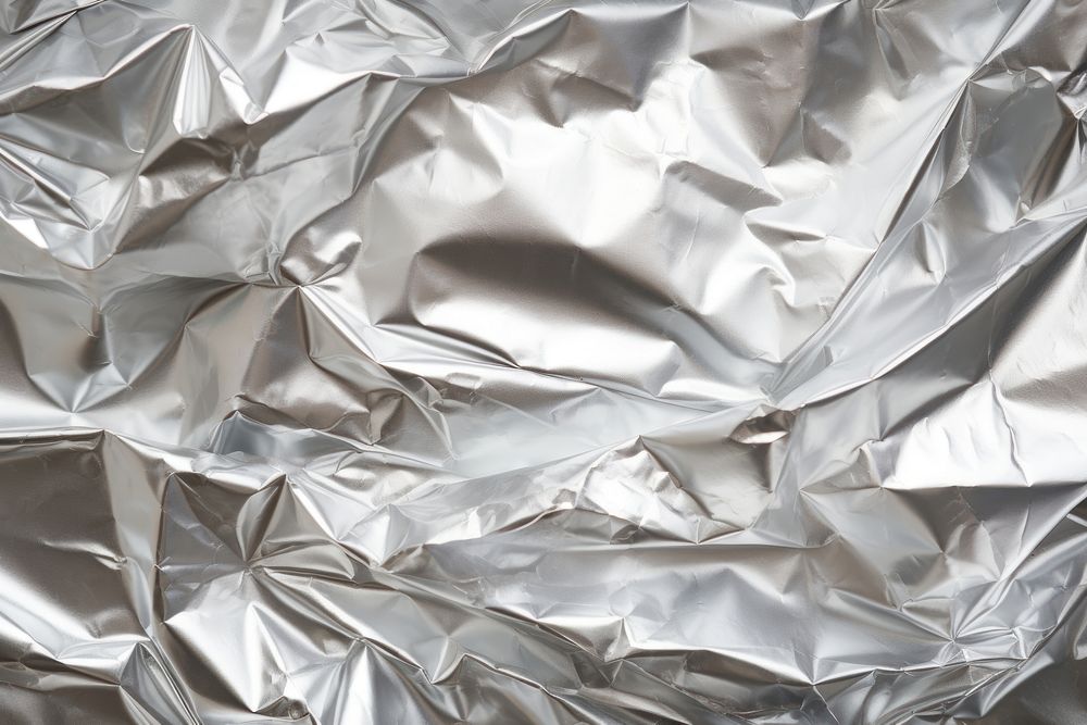 Backgrounds aluminum textured foil. AI generated Image by rawpixel.