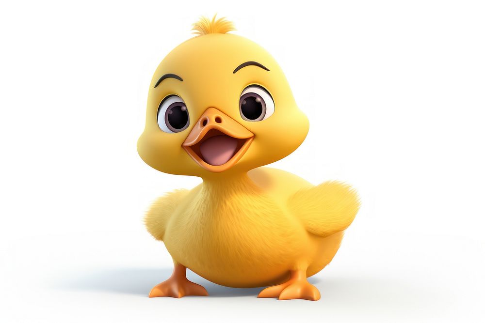 Duckling poultry cartoon animal. AI generated Image by rawpixel.