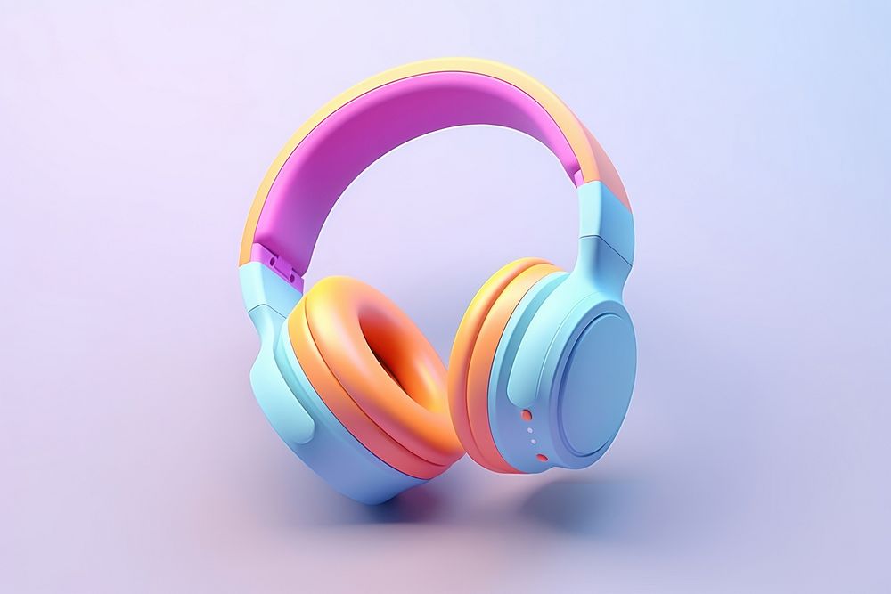 Headphones headset electronics technology. AI generated Image by rawpixel.